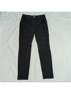Simply Vera Vera Wang Women’s Skinny Jeans Black Dark Wash Slim Mid Rise